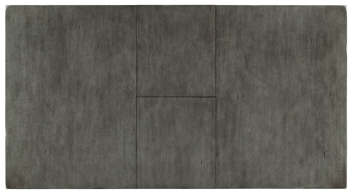 Hallanden - Rectangular Dining Room Butterfly Extension Table - Gray