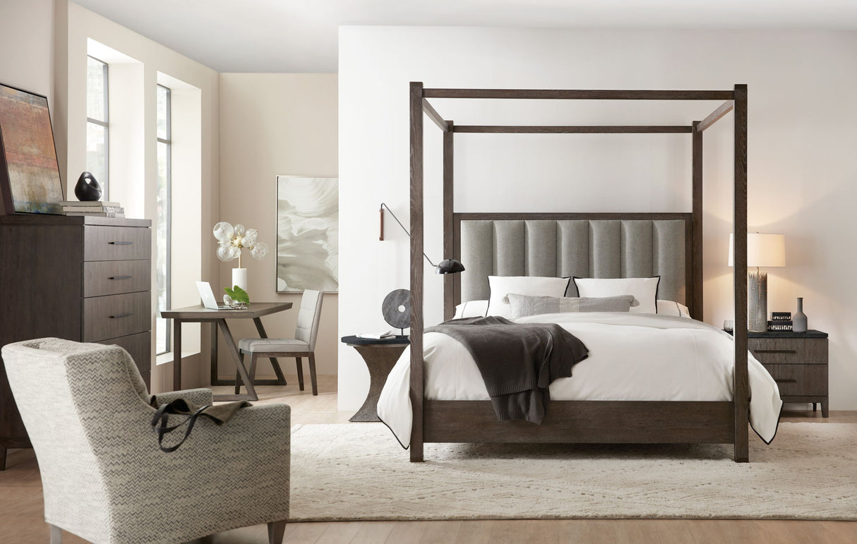 Miramar Aventura - San Marcos Stone Top Nightstand - Dark Gray
