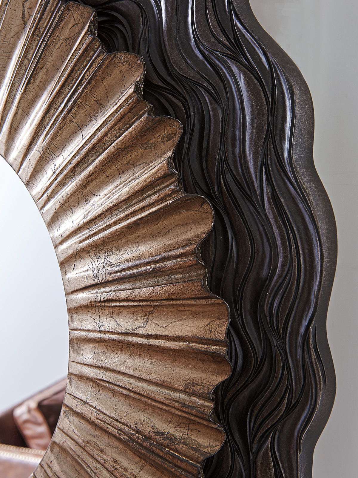 Shadow Play - Simone Mirror - Dark Gray