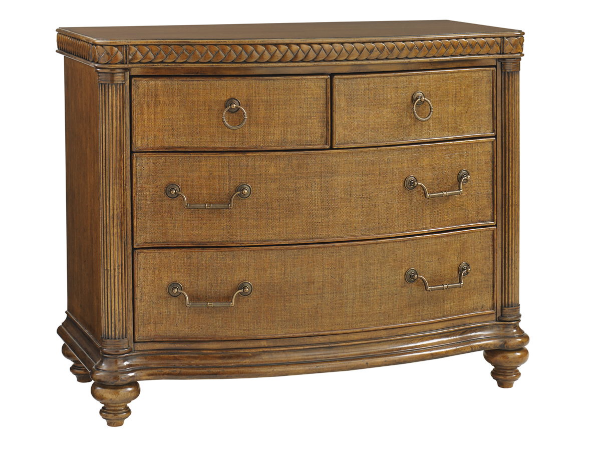 Bali Hai - Silver Sands Bachelors Chest - Dark Brown