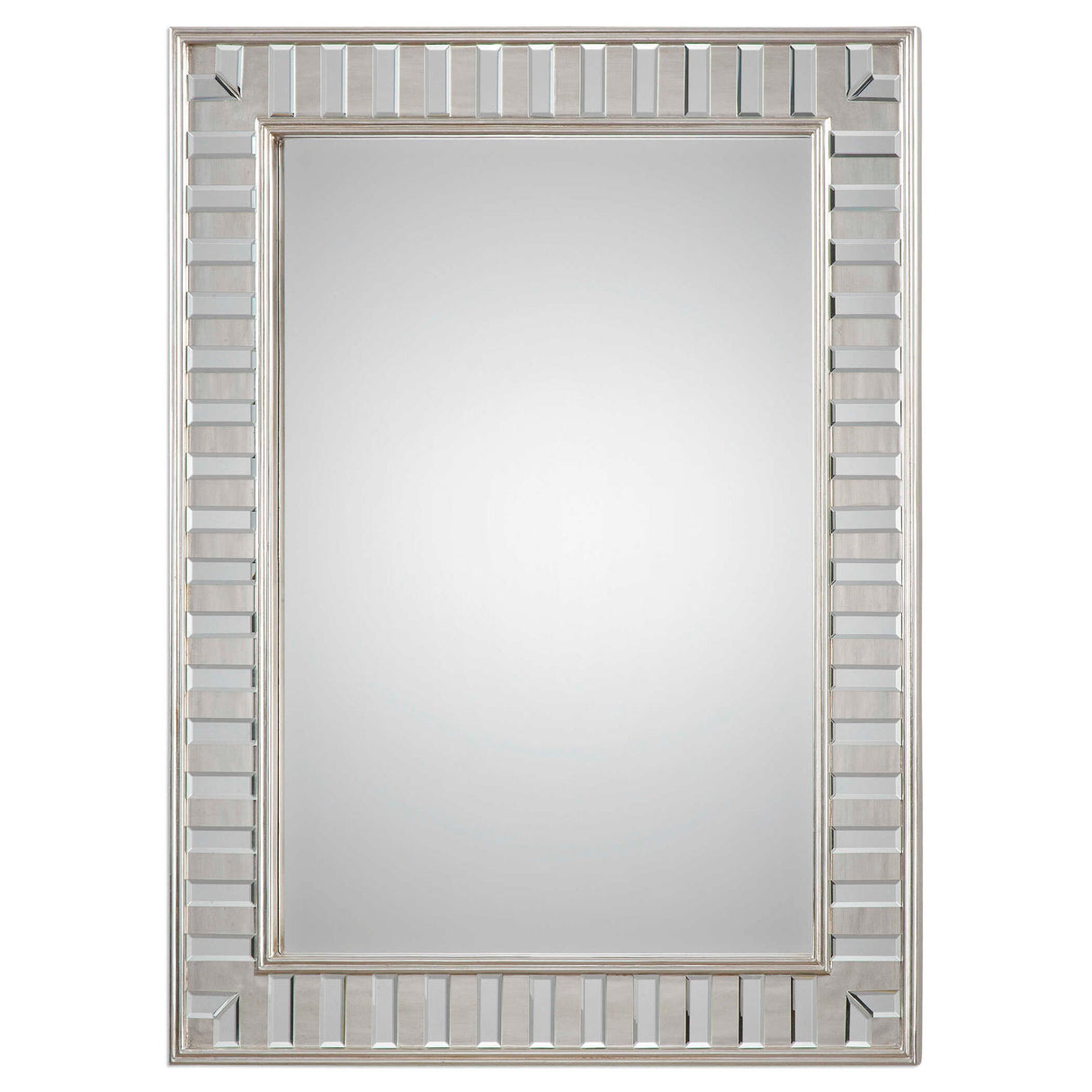 Lanester - Leaf Mirror - Silver
