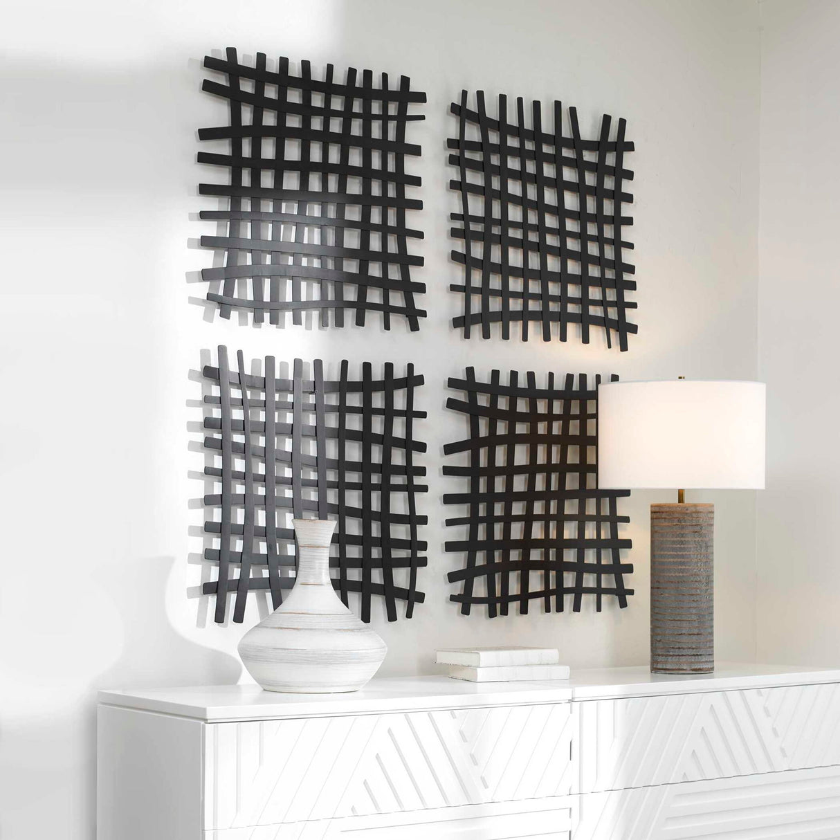 Gridlines - Iron Wall Decor