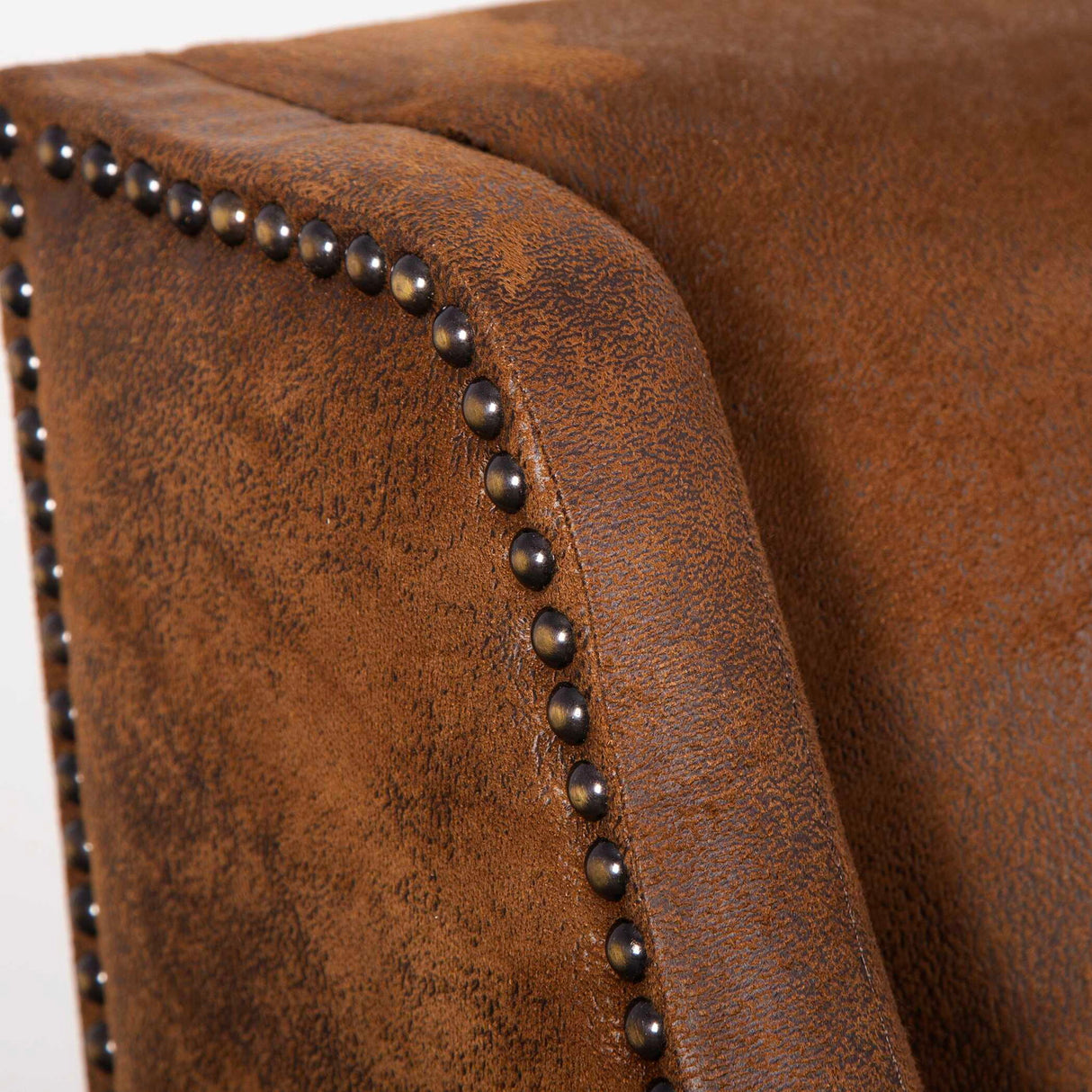 Clay - Leather Armchair - Brown, Dark