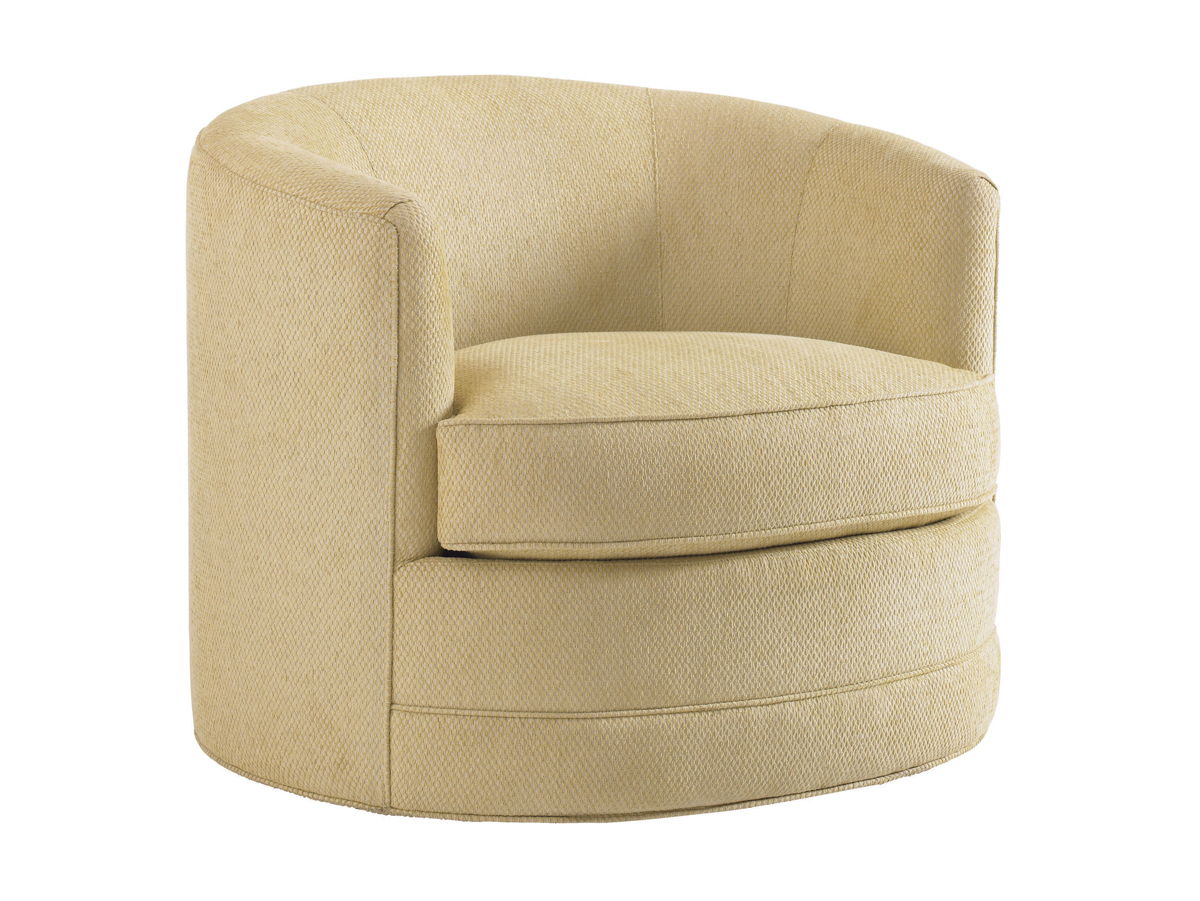 Lexington Upholstery - Graniers Swivel Chair - Light Brown