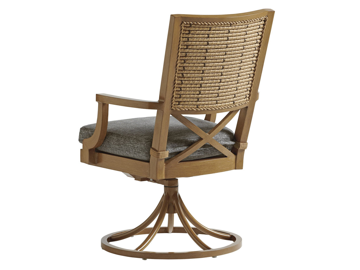 Los Altos Valley View - Swivel Rocker Dining Chair - Light Brown