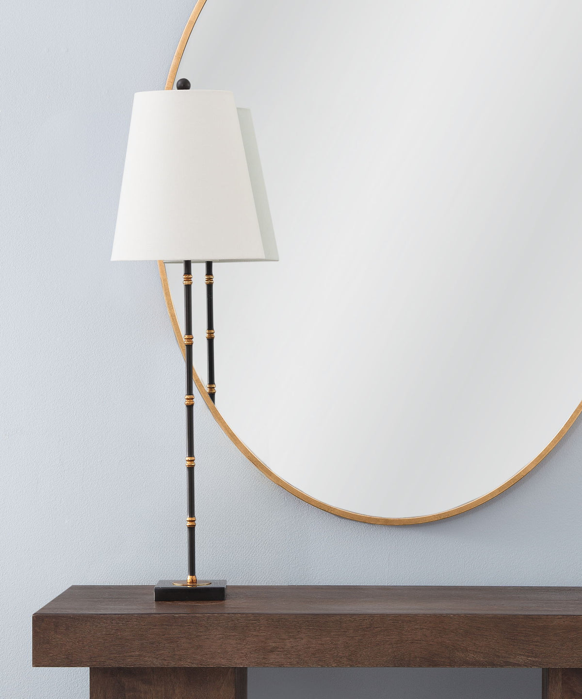Alamance - Table Lamp - Black / White