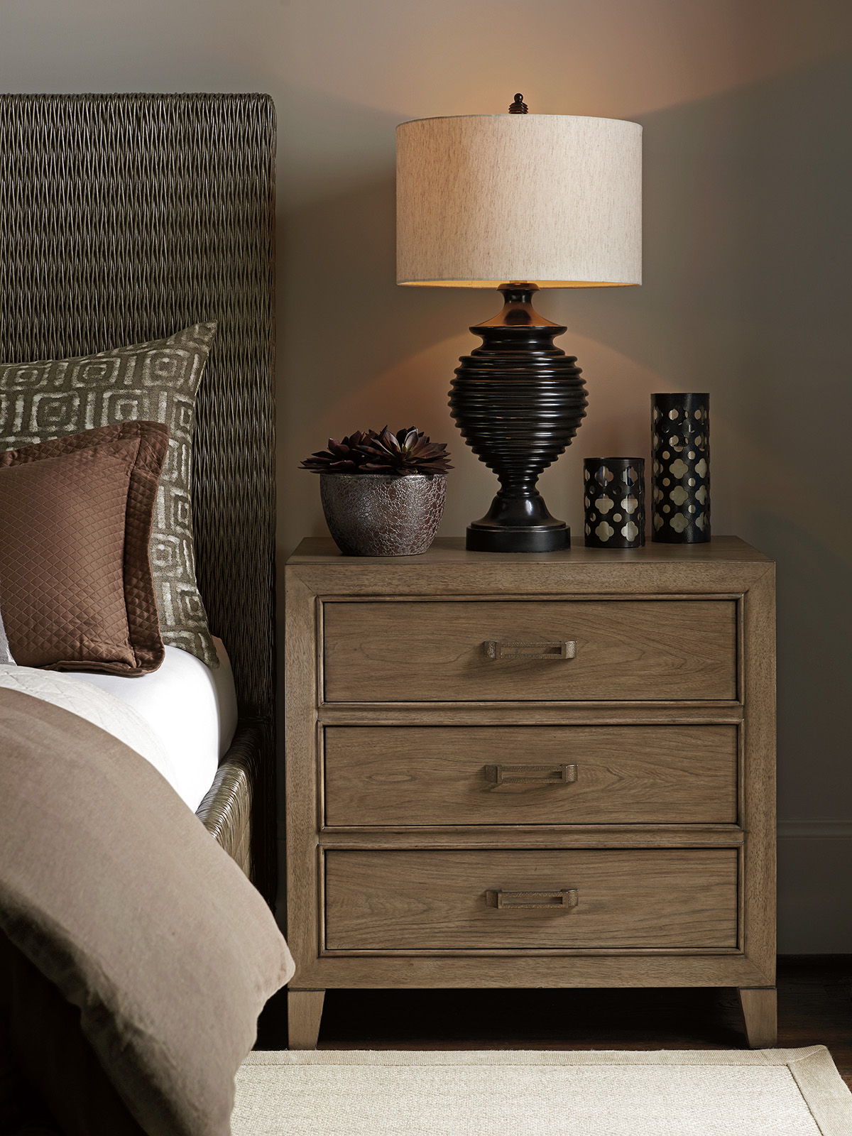 Cypress Point - Mc Clellan Drawer Nightstand - Dark Brown