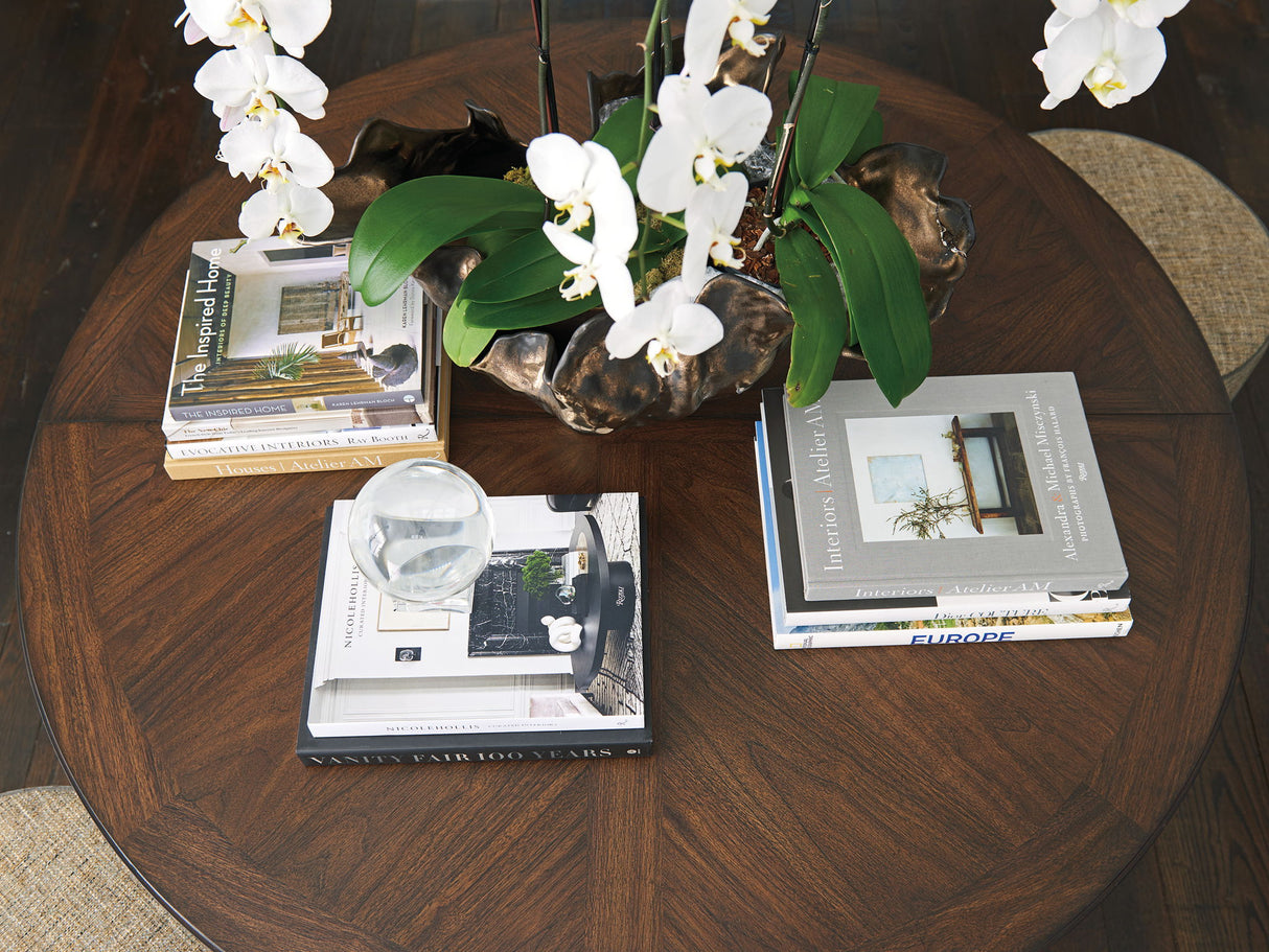 Silverado - Palo Alto Round Dining Table - Dark Brown