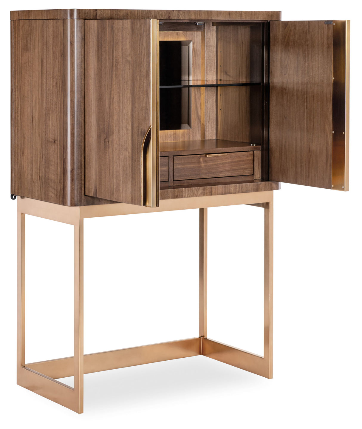 Eleana - Bar On Stand - Medium Wood