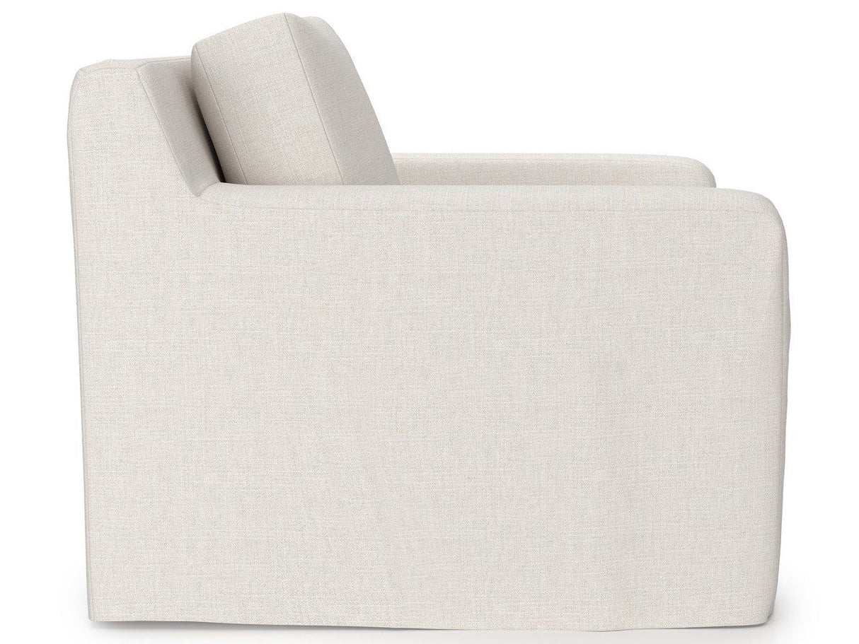 Ryman - Slipcover Swivel Chair, Special Order - White