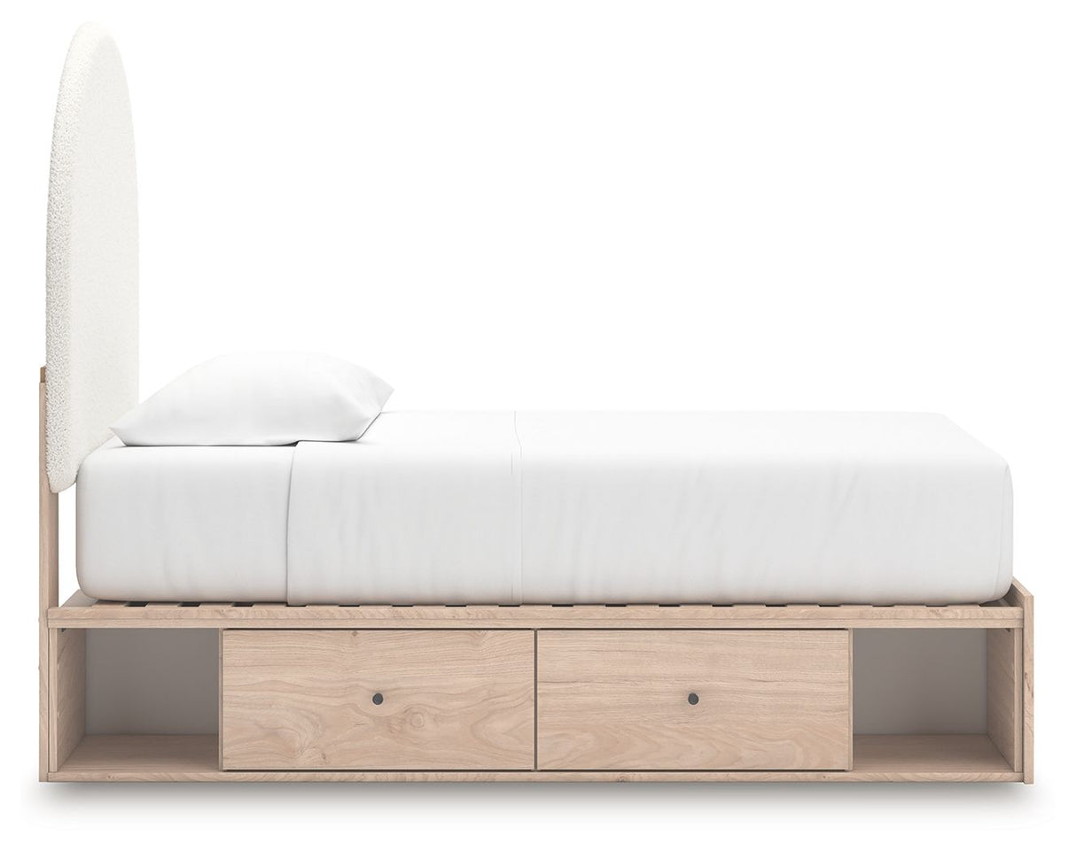 Arloster - Upholstered Panel Bed