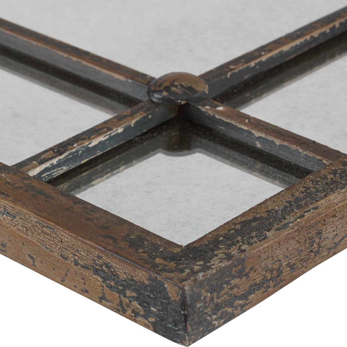 Saragano - Square Mirrors Set Of 2 - Light Brown