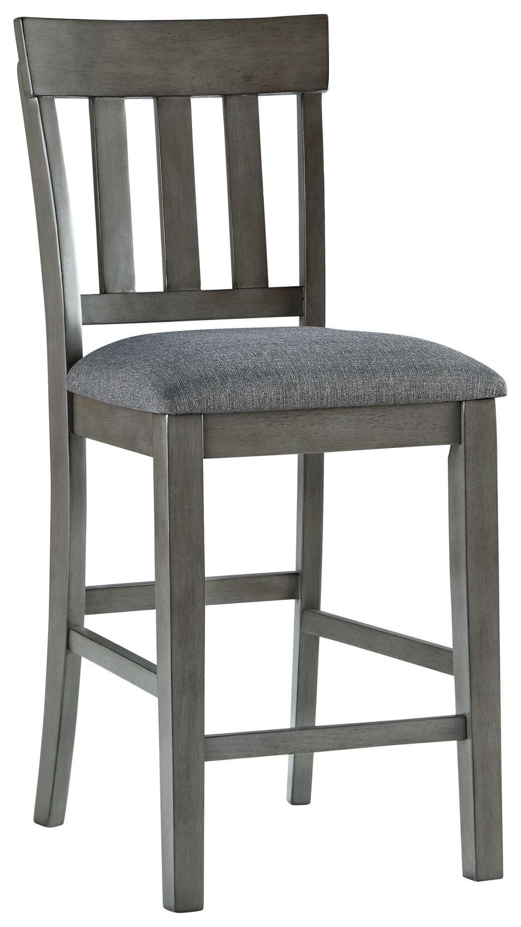Hallanden - Upholstered Barstool (Set of 2) - Black / Gray