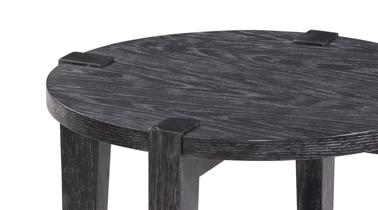 Whitfield - Round End Table - Black