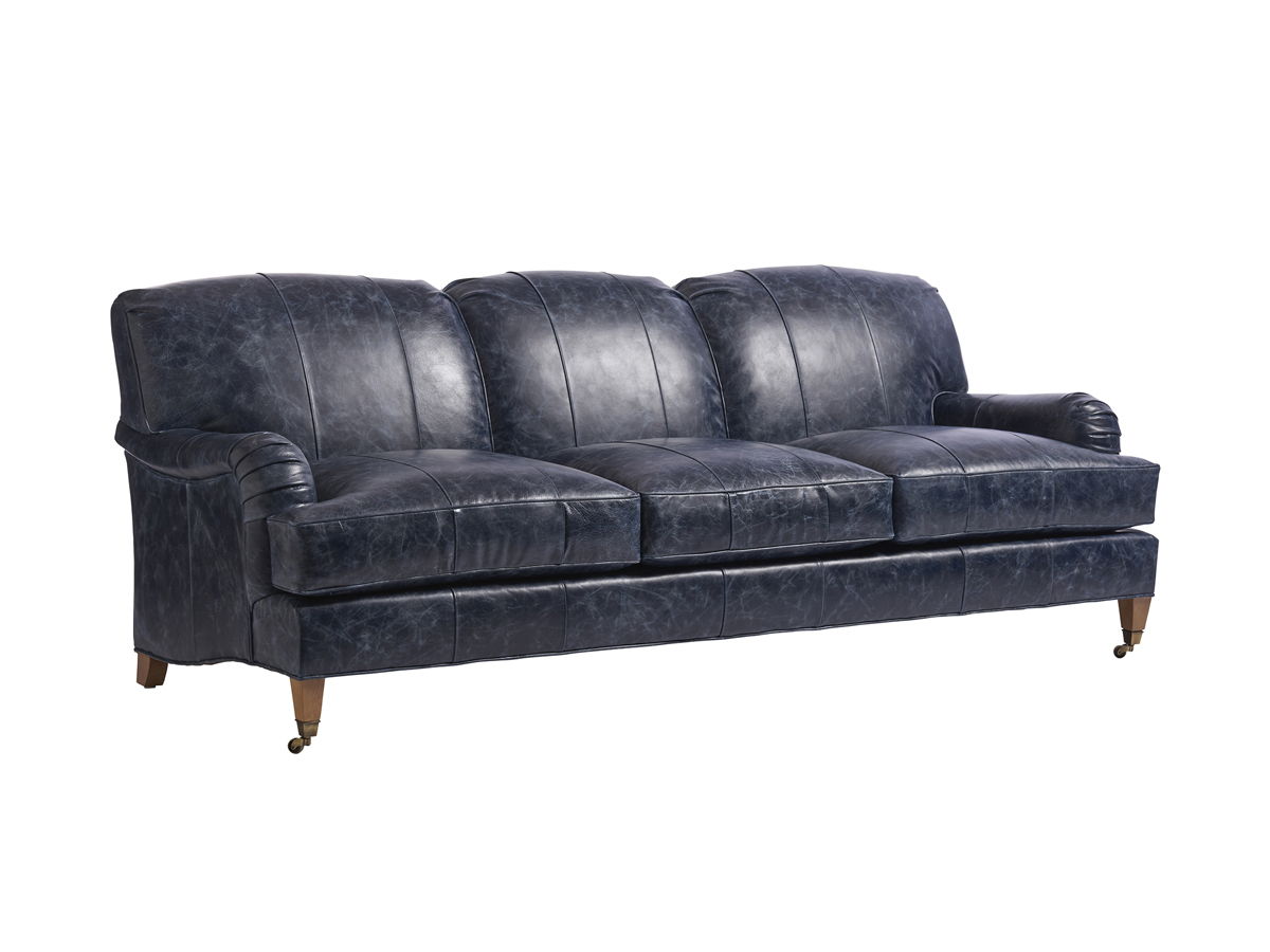 Barclay Butera Upholstery - Sydney Sofa With Brass Casters