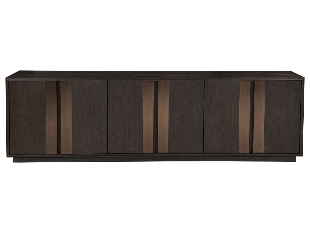 Andare - Long Media Console - Dark Brown