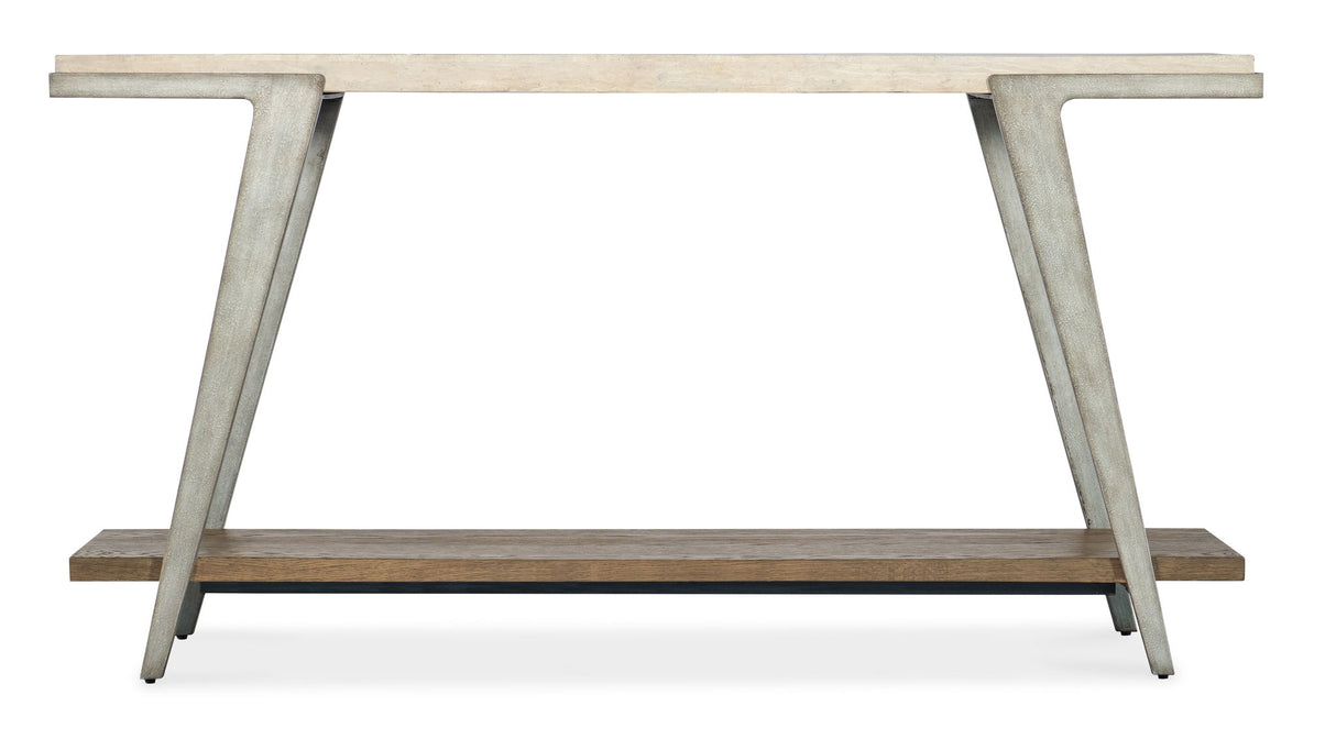Commerce And Market - Boomerang Console Table - White