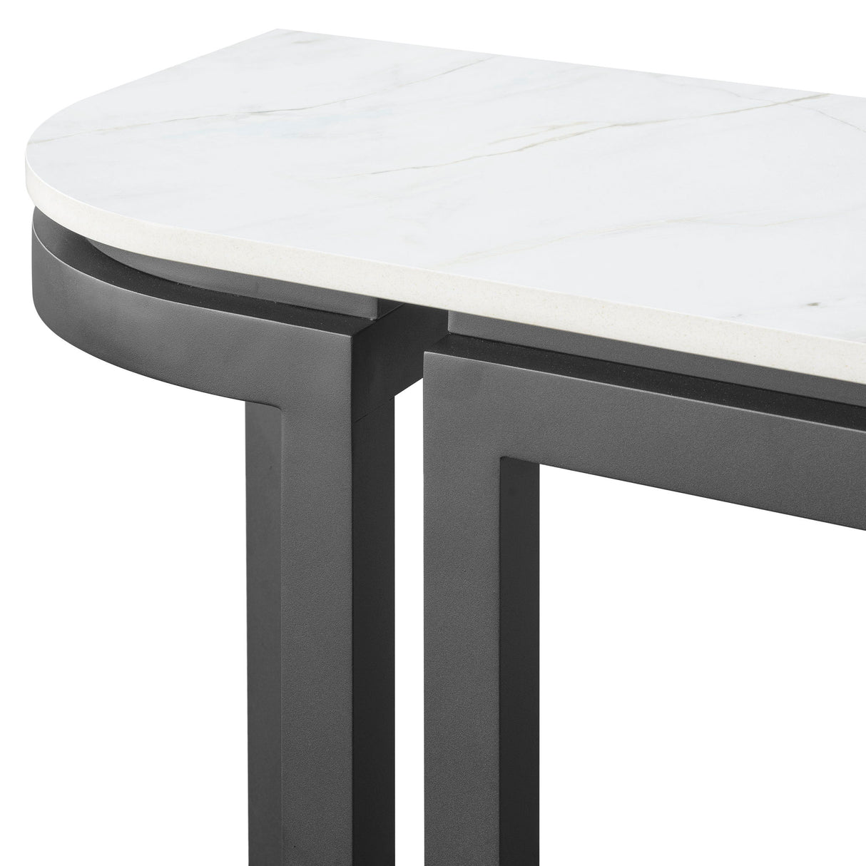Malibu - Console Table - Black / White