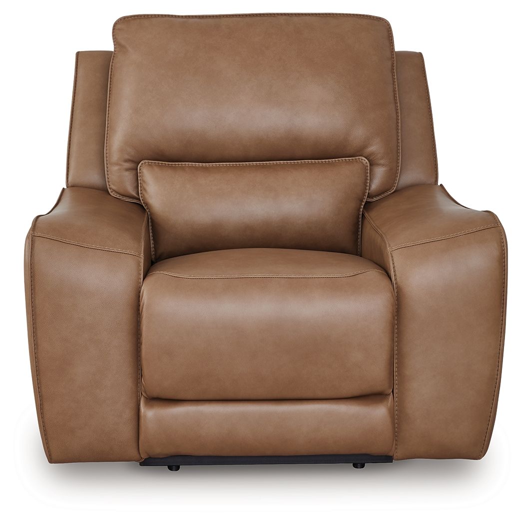 DeepWakes - Power Recliner / Adjustable Headrest - Caramel