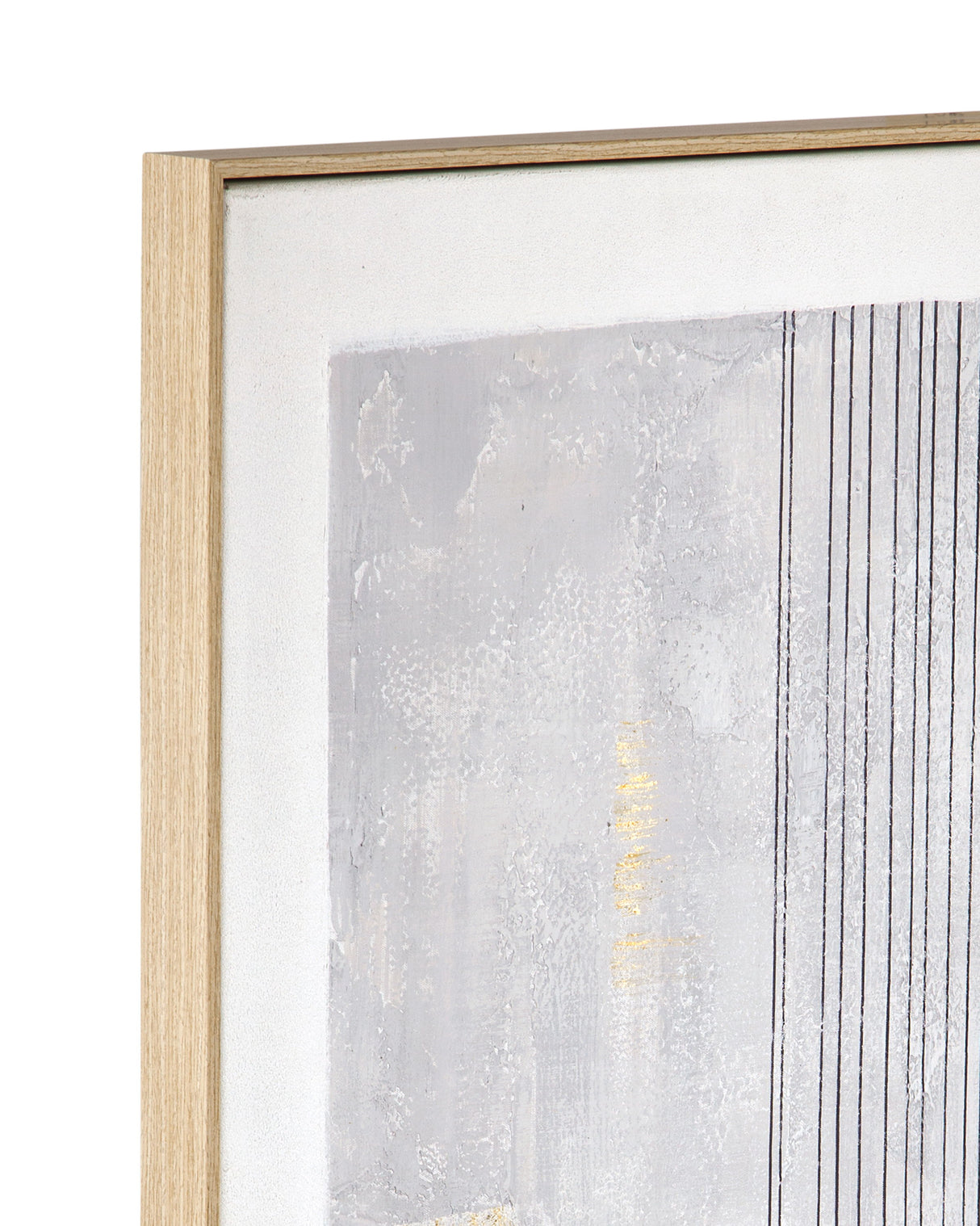 Razi Framed Canvas (Set of 3) - Gray