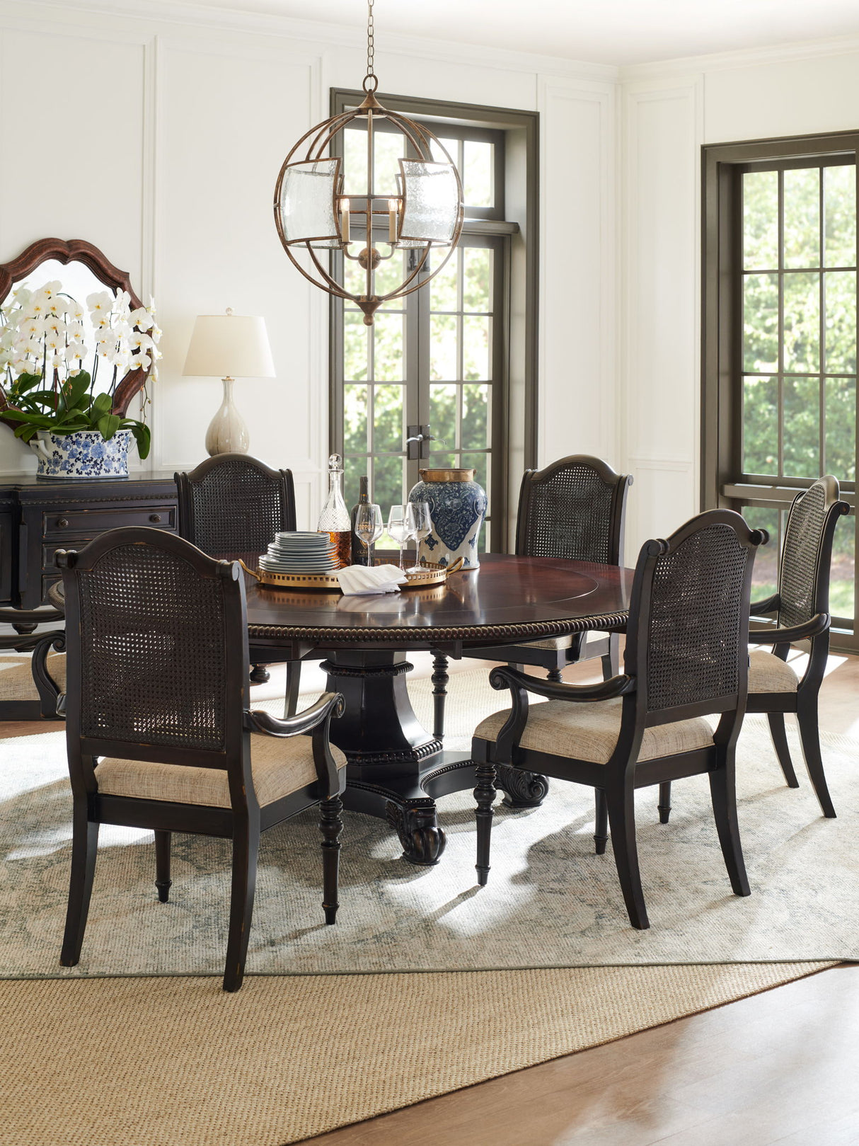 Kingstown - Bonaire Round Dining Table - Dark Brown