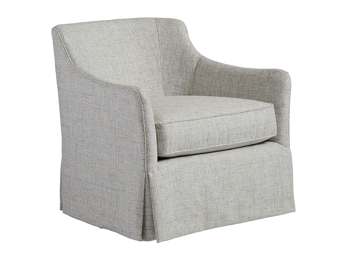 Lexington Upholstery - Middleton Swivel Chair - White