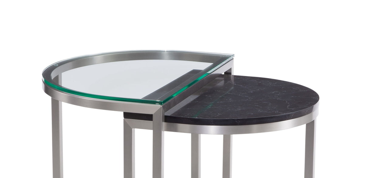 Hensley - Bunching End Table - Silver