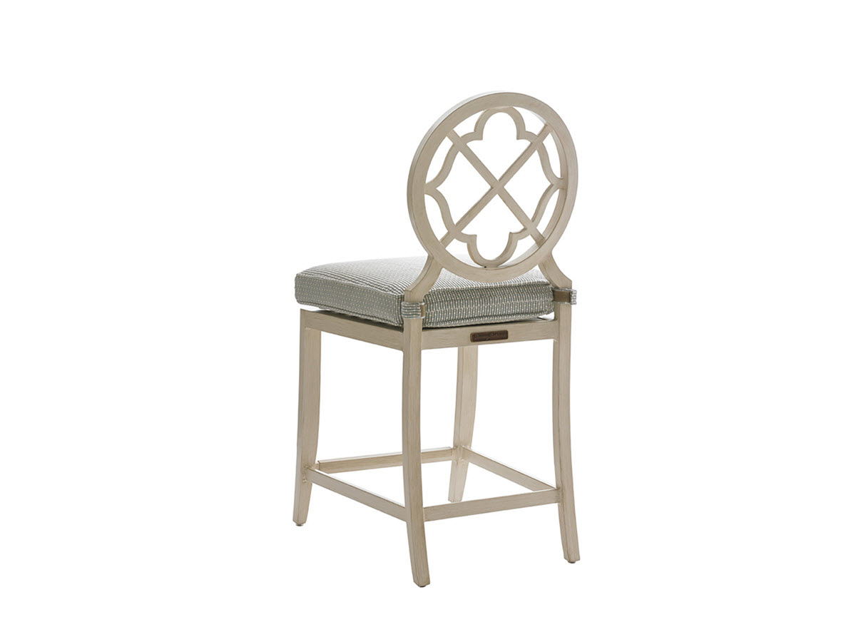 Misty Garden - Counter Stool - Light Brown / Green