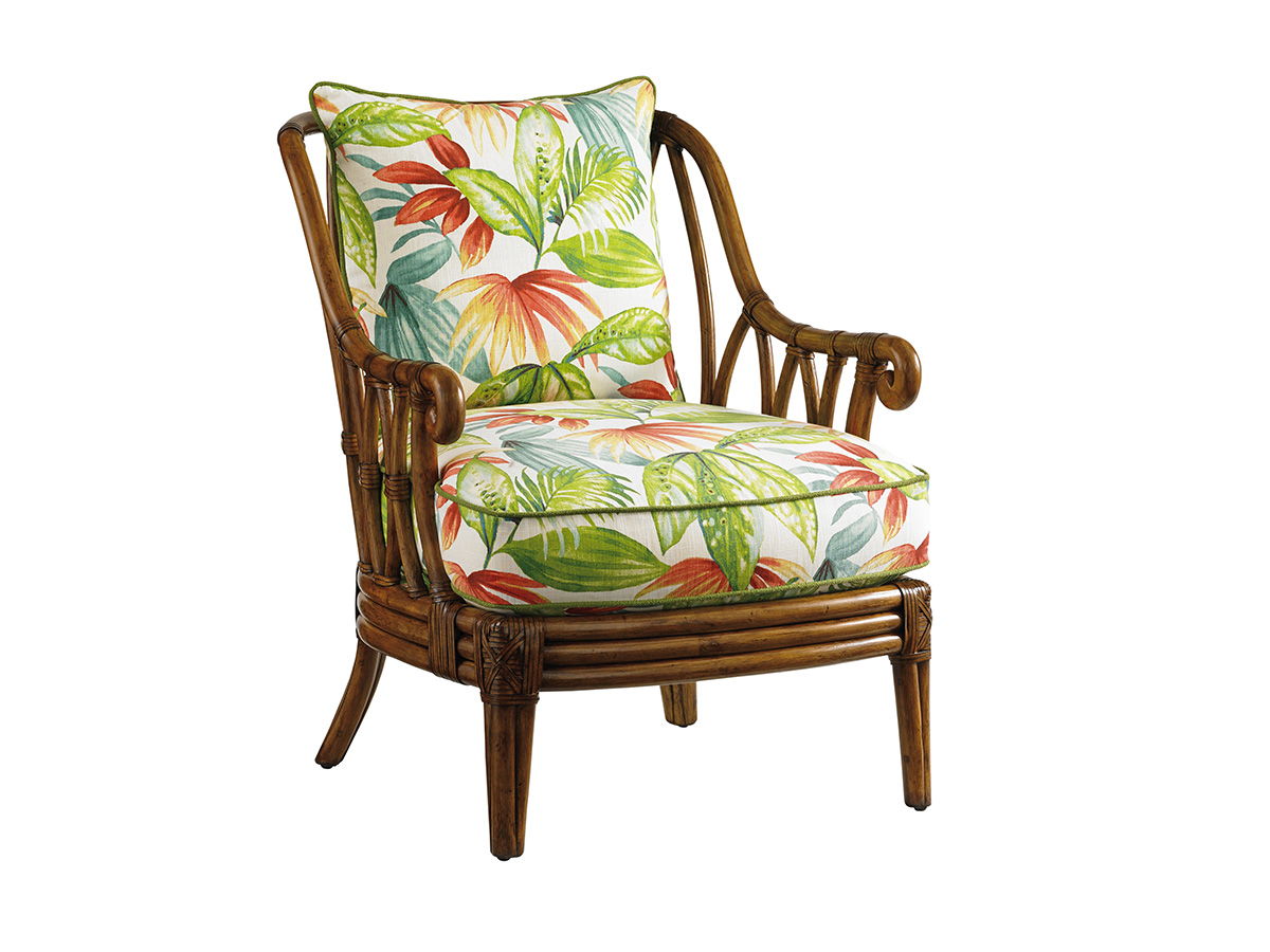Tommy Bahama Upholstery - Ocean Breeze Chair - Dark Brown