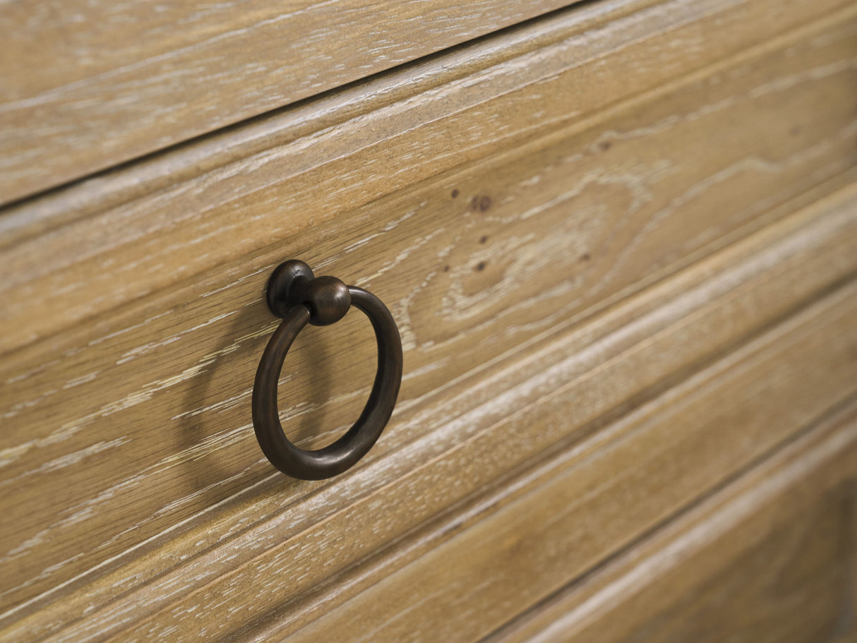 Kensington Place - Candace Side Chair - Dark Brown / Cream