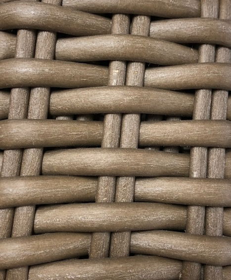 Coronado - Swivel Rocker, With Self Welt - Canvas Flax / Dark Brown