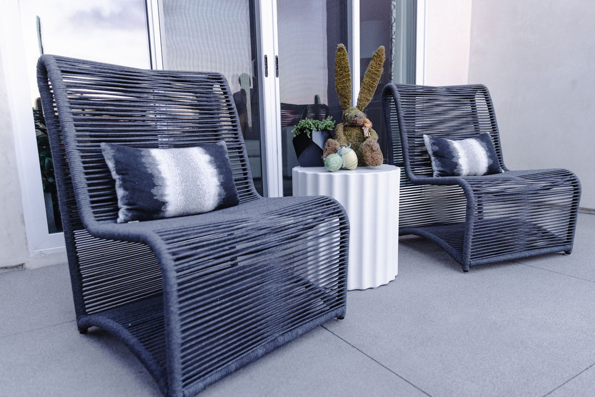 Bazaar - Marino Armless Chair - Navy