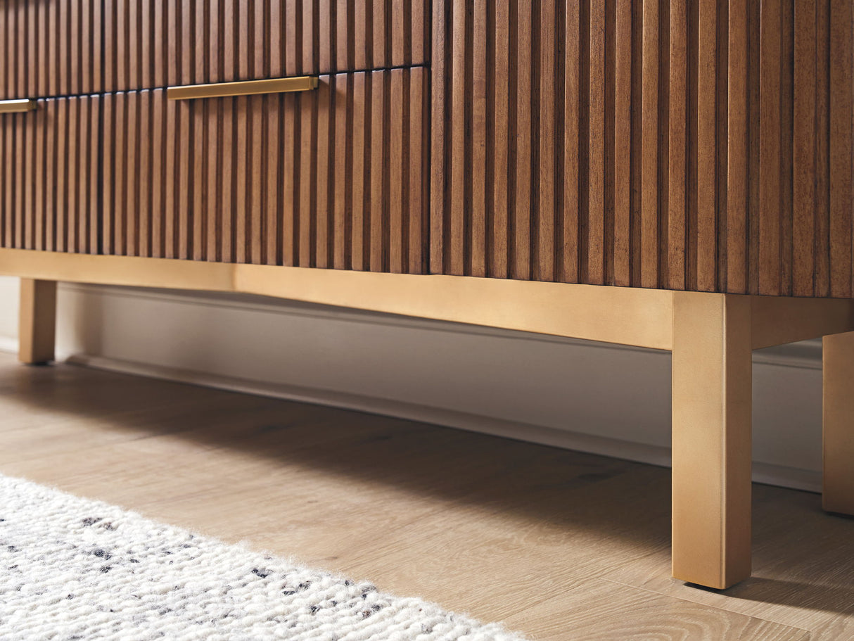 La Costa - Crescent Bay Media Console - Dark Brown