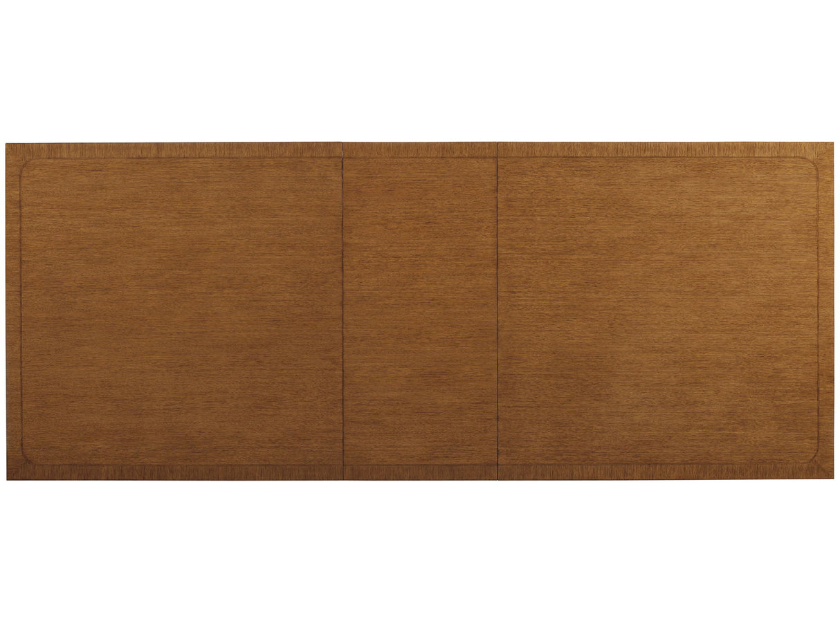 Palm Desert - San Marino Double Pedestal Dining Table - Dark Brown