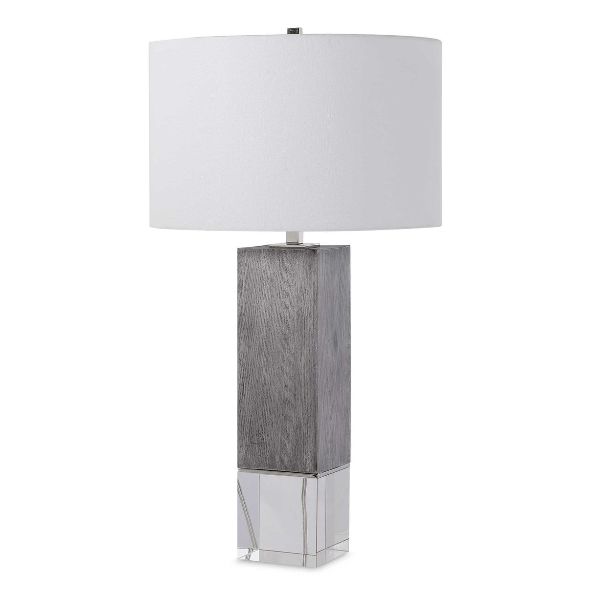 Cordata - Modern Lodge Table Lamp - Pearl Silver