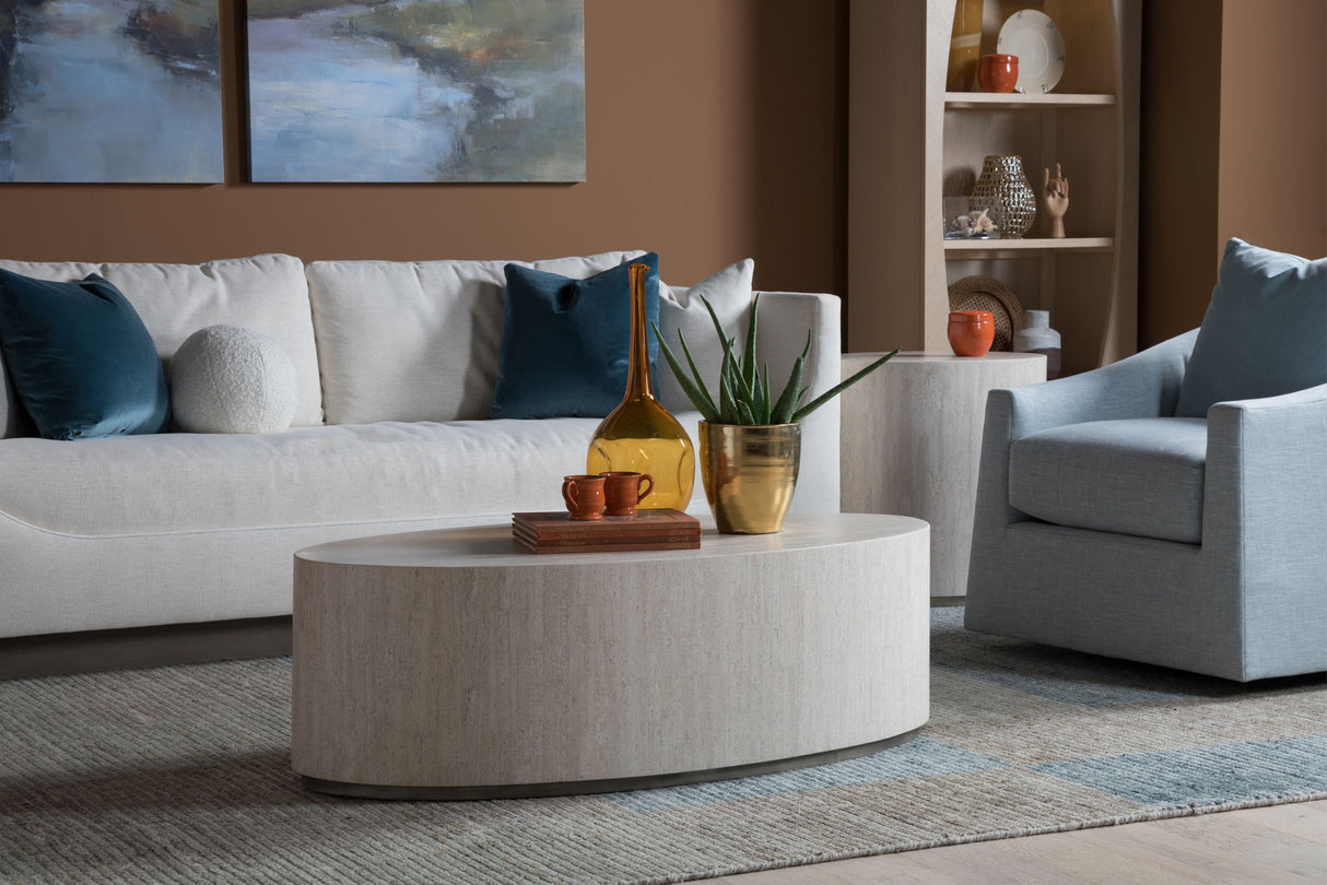 Signature Designs - Cassio Oval Cocktail Table - Gray