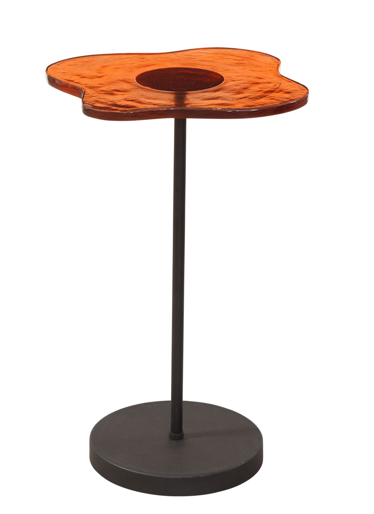 Elijah - Accent Table - Red / Black