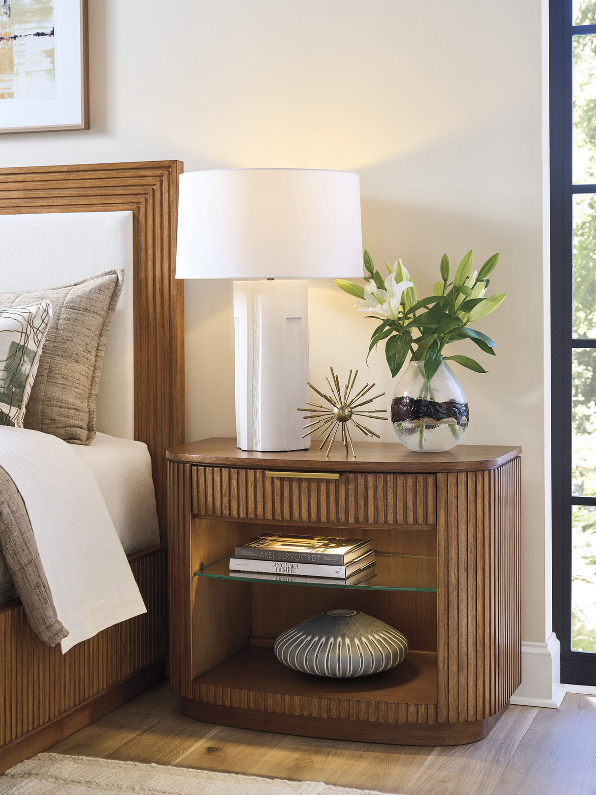 La Costa - Tustin Open Nightstand - Dark Brown