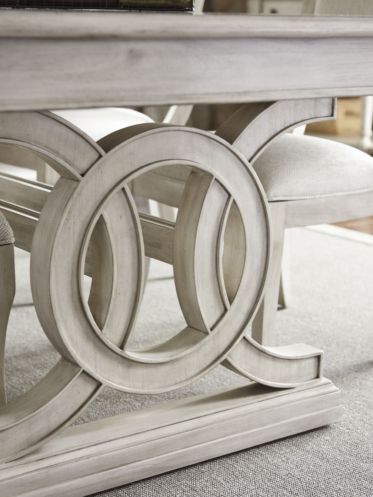 Oyster Bay - Montauk Rectangular Dining Table - Pearl Silver