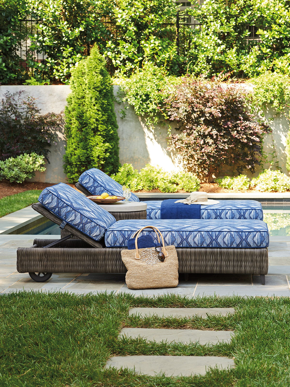 Cypress Point Ocean Terrace - Chaise - Dark Brown