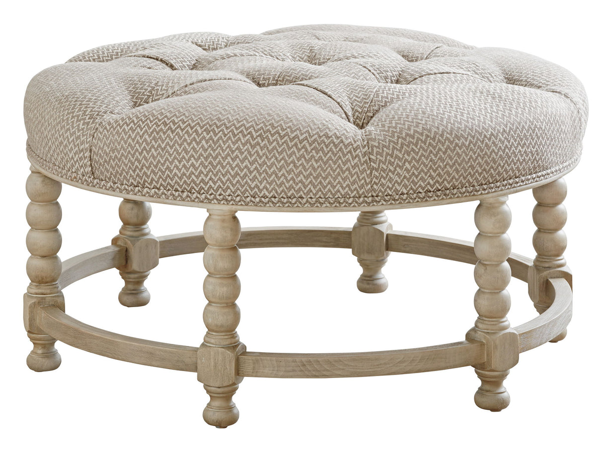Barclay Butera Upholstery - Hanover Tufted Top Ottoman