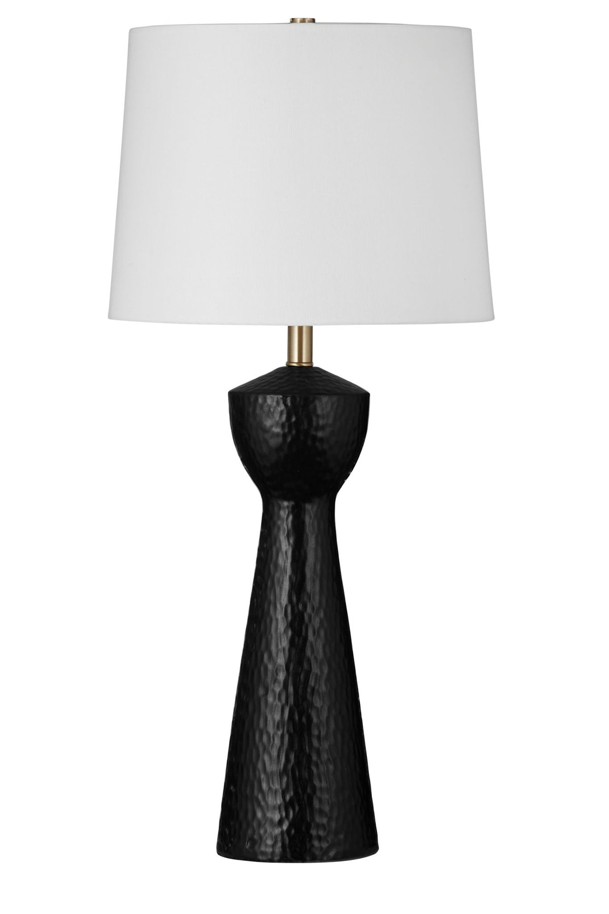 Asheland - Black Table Lamp - Sleek / Black Texture
