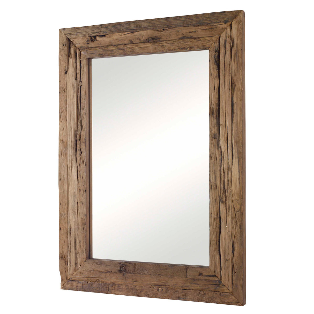 Rennick - Wood Mirror - Brown, Dark