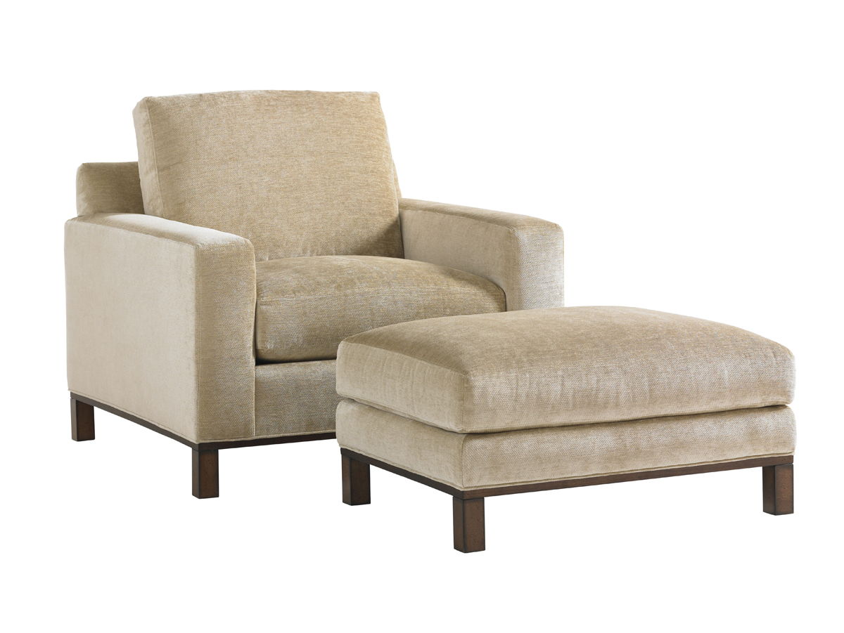 Lexington Upholstery - Chronicle Ottoman - Beige