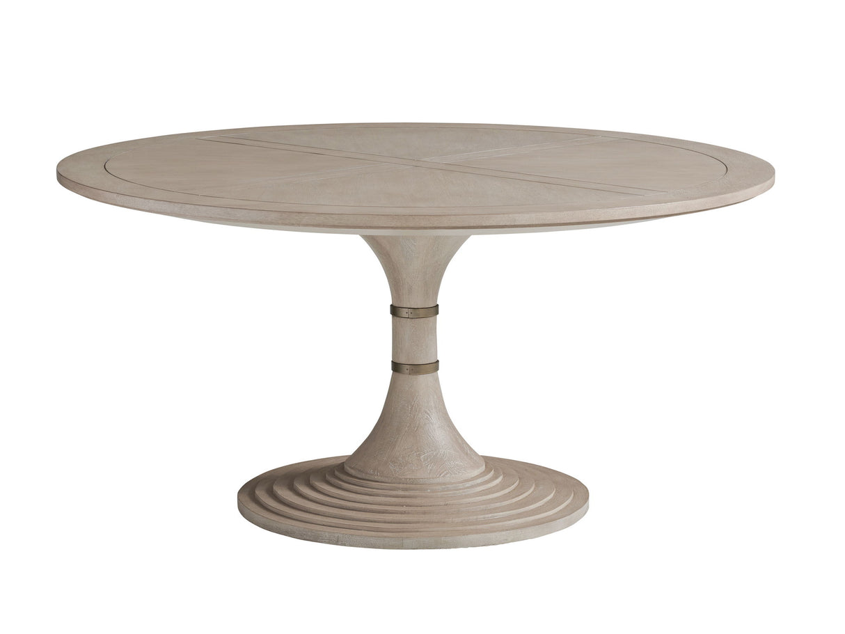 Malibu - Kingsport Round Dining Table - Beige