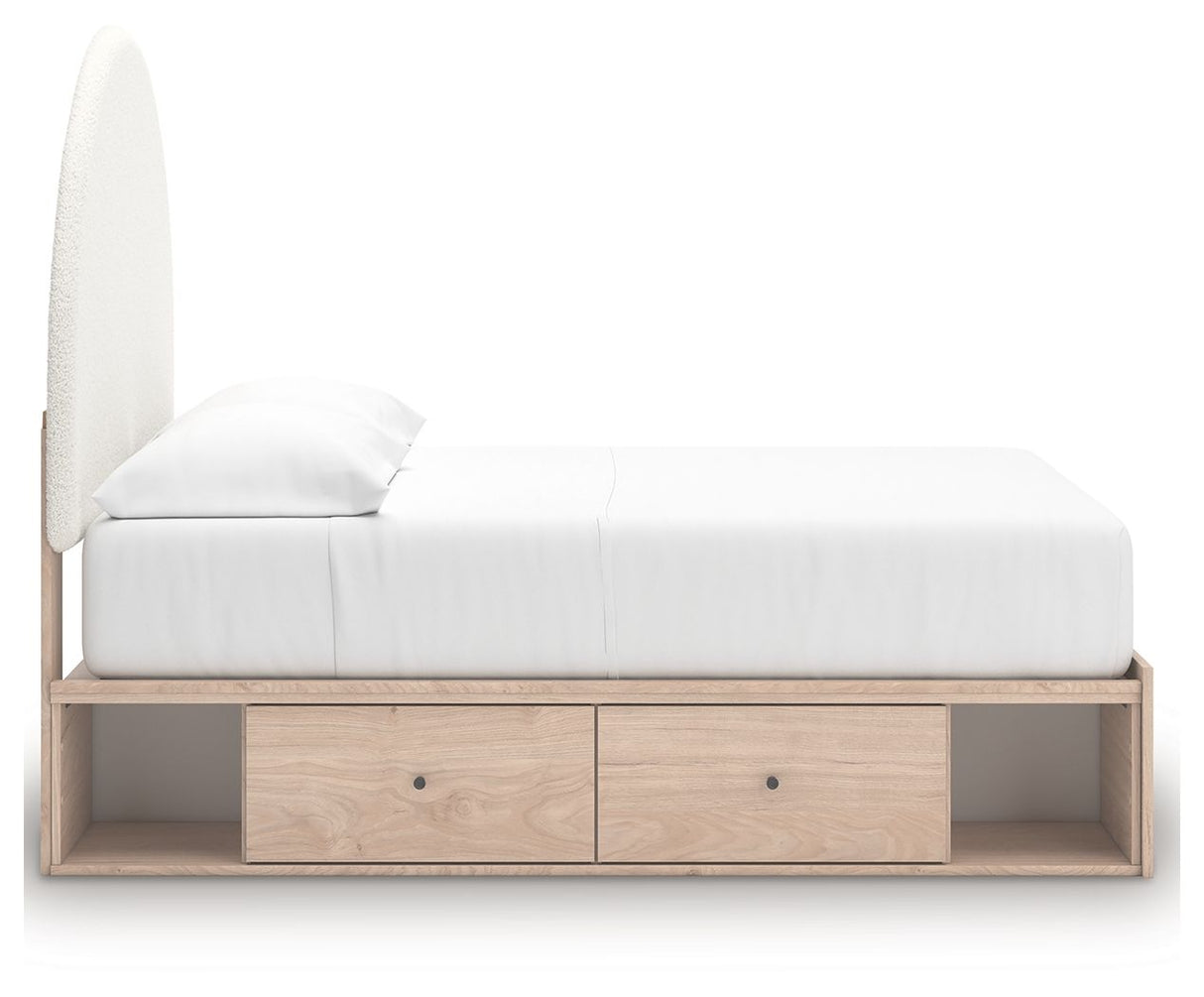 Arloster - Upholstered Panel Bed