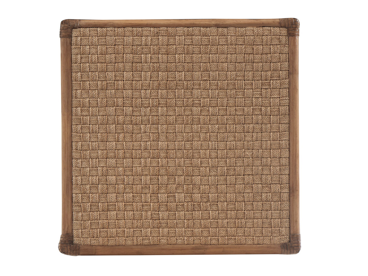 Key Biscayne - Coral Reef Square End Table - Light Brown