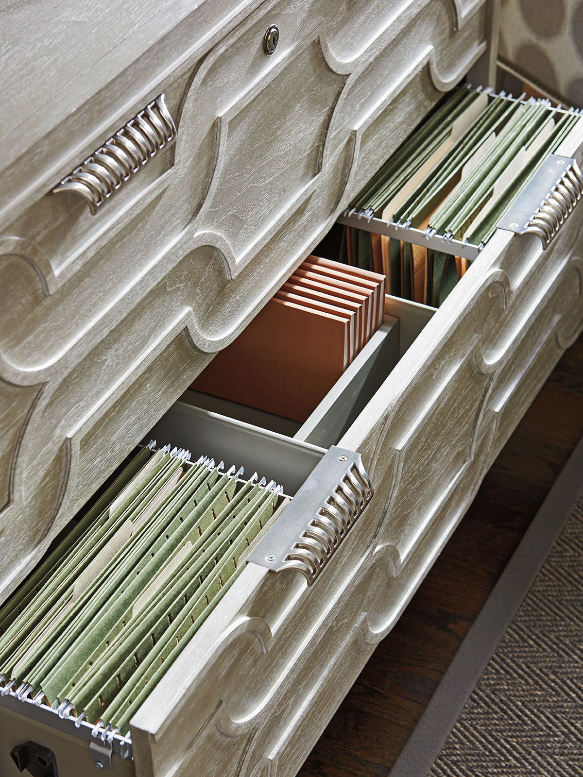 Greystone - Octavia File Chest - Beige