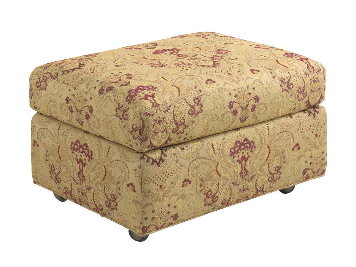 Lexington Upholstery - Angelica Ottoman - Light Brown