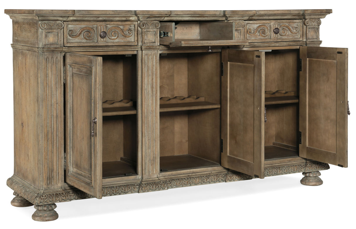Castella - 72" Credenza - Light Brown